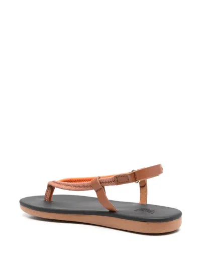Ancient Greek Sandals Sandalen Aus Leder In Orange