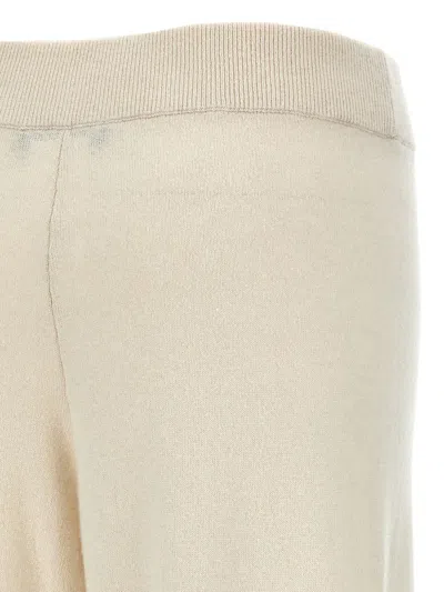 Max Mara Heberis Ribbed-waistband Cuffed Trousers In Gray