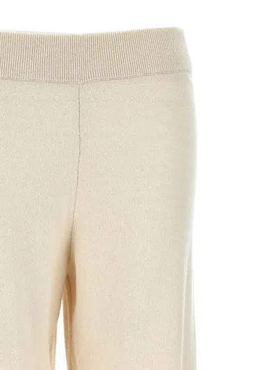 Max Mara Heberis Ribbed-waistband Cuffed Trousers In Gray