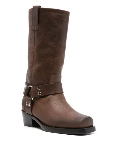 Paris Texas Stiefel Mit Schnalle 45mm In Brown