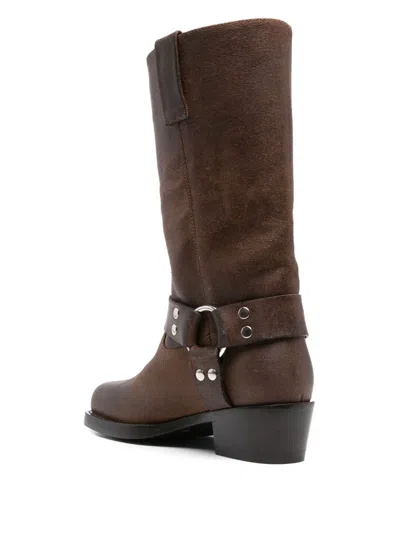 Paris Texas Stiefel Mit Schnalle 45mm In Brown