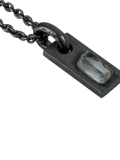 Parts Of Four Plate Beryl Necklace In Black