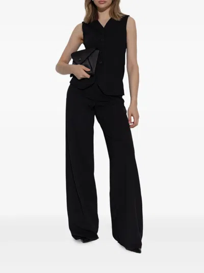 Max Mara Strukturierte Weste In Black