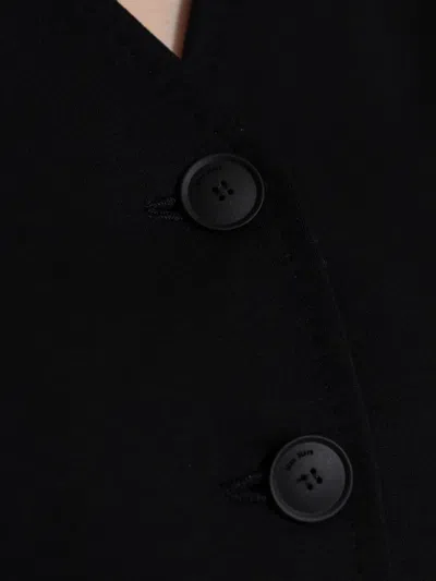 Max Mara Strukturierte Weste In Black