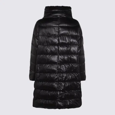 Herno Iconico Woman Puffer Midnight Blue Size 4 Polyamide In Black