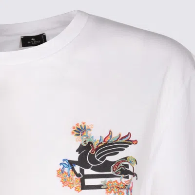 Etro T-shirt E Polo Bianco In White