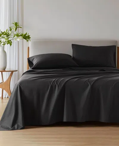 510 Design Super 144-thread Count Cotton 4-pc. Sheet Set, King In Black