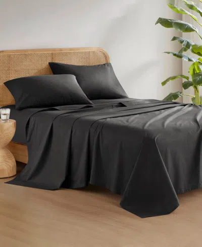 510 Design Super 144-thread Count Cotton 4-pc. Sheet Set, King In Black