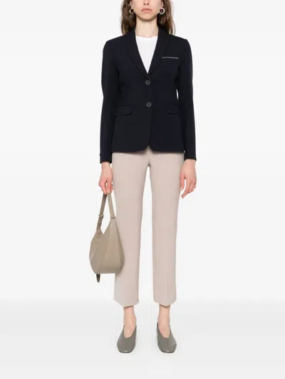 Peserico Klassische Cropped-hose In Gray