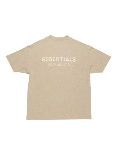 Essentials Logo-print T-shirt In Neutral