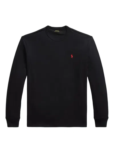 Polo Ralph Lauren Classic Fit Jersey Long-sleeve T-shirt In Black