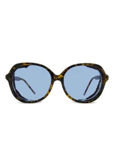 Thom Browne Unisex Blinder Sunglasses Tb503 Bttkt Tokyo Tortoise 57mm In Brown