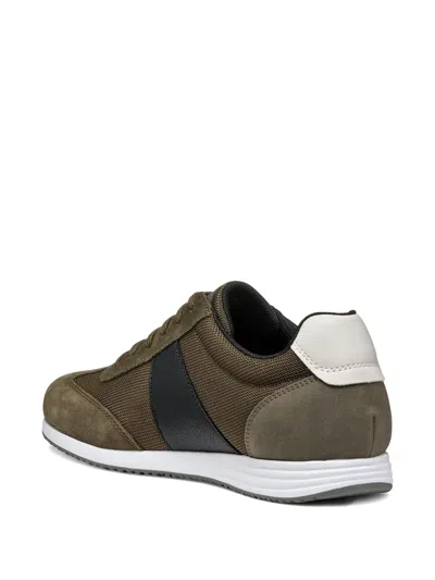 Geox Arthiene Mesh-panel Suede Sneakers In Multi