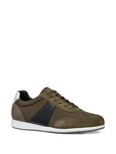Geox Arthiene Mesh-panel Suede Sneakers In Multi