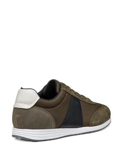Geox Arthiene Mesh-panel Suede Sneakers In Multi
