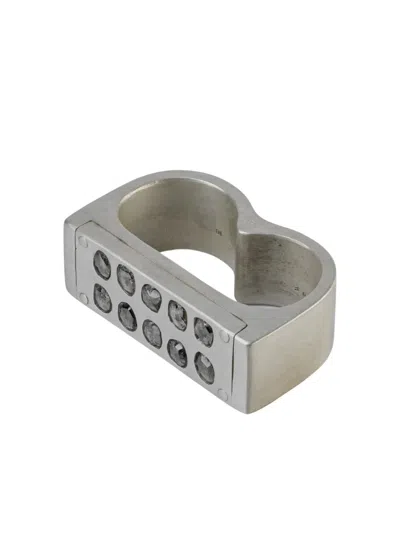Parts Of Four Plate Double Ring In Metallic