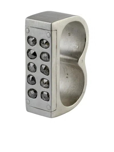 Parts Of Four Plate Double Ring In Metallic