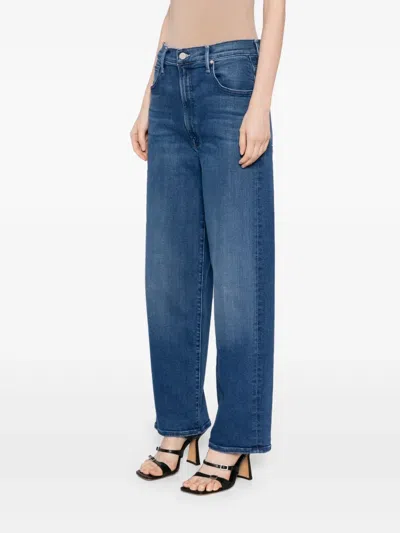Mother The Spitfire Ankle Jeans In Blue