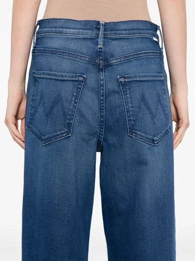 Mother The Spitfire Ankle Jeans In Blue