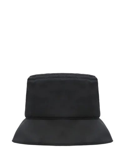 Valentino Logo-print Bucket Hat In Black