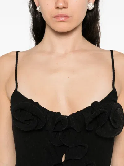 Magda Butrym Sleeveless Mini Dress In Black