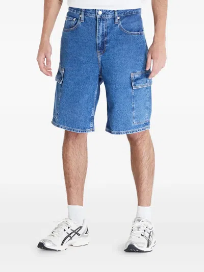 Calvin Klein Jeans Est.1978 Klassische Shorts In Blue