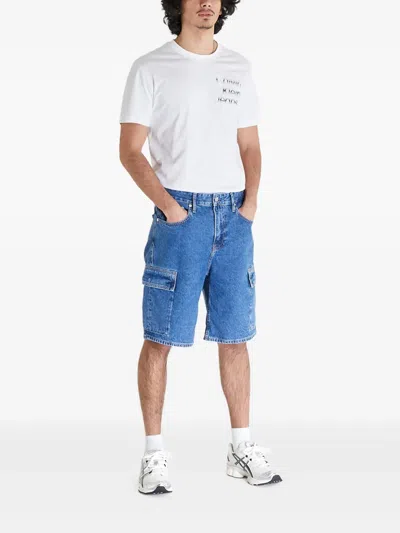 Calvin Klein Jeans Est.1978 Klassische Shorts In Blue