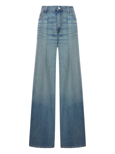 Haikure Candy Pleated Jeans In Blue