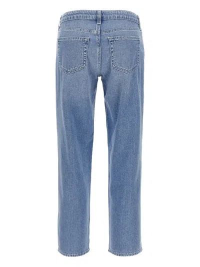 L Agence Nevia Five-pocket Jeans In Blue