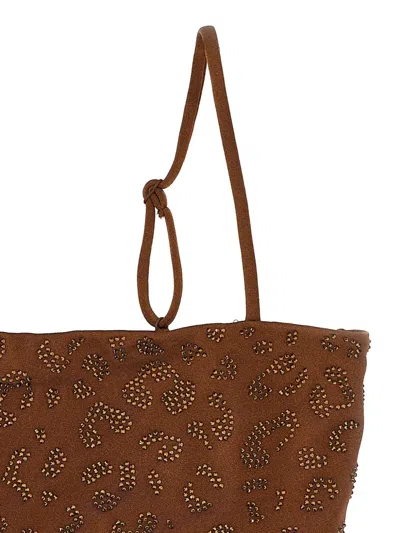 Mc2 Saint Barth 'athena' Bikini Top In Brown