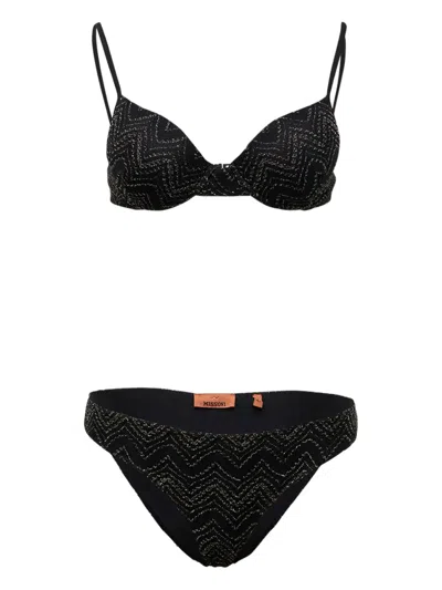 Missoni Bikini Aus Strick In Black