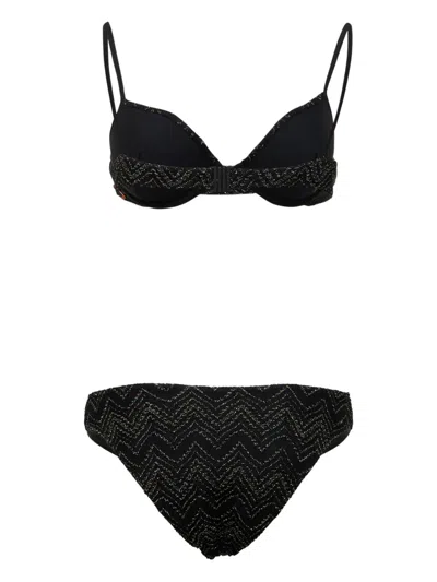 Missoni Bikini Aus Strick In Black