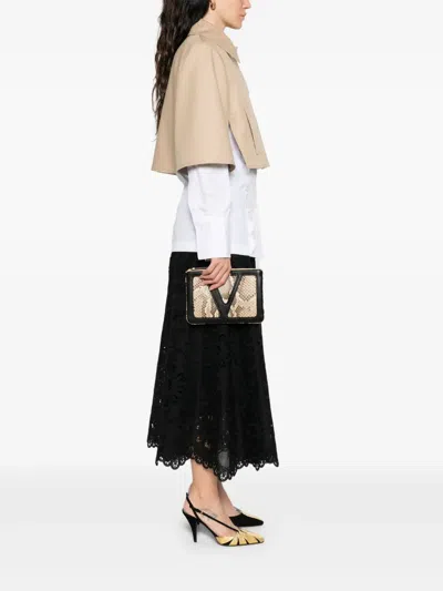 Valentino Viva Superstar Leather Clutch Bag