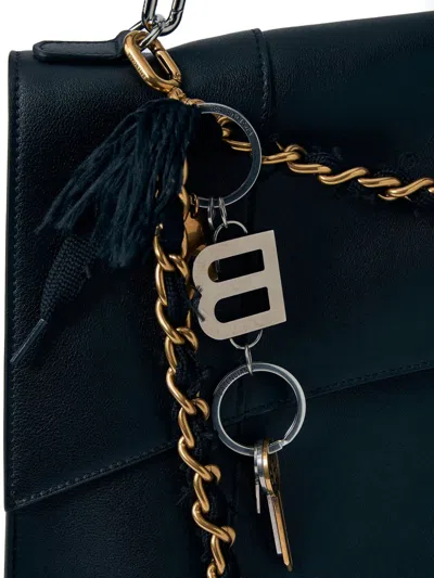 Balenciaga Large Soft Hourglass Flap Tote Bag