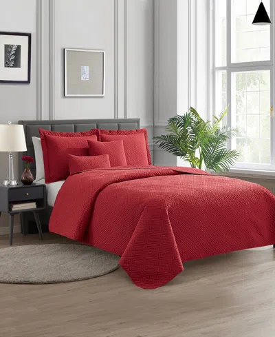 Nestl Diamond Embossed 5-pc. Quilt Set, Full/queen