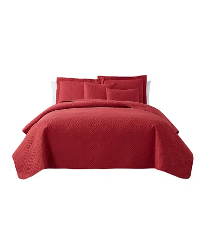 Nestl Diamond Embossed 5-pc. Quilt Set, Full/queen