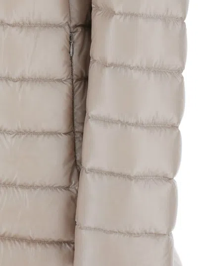 Herno Resort A-shape Jacket In Nylon Ultralight In Neutral