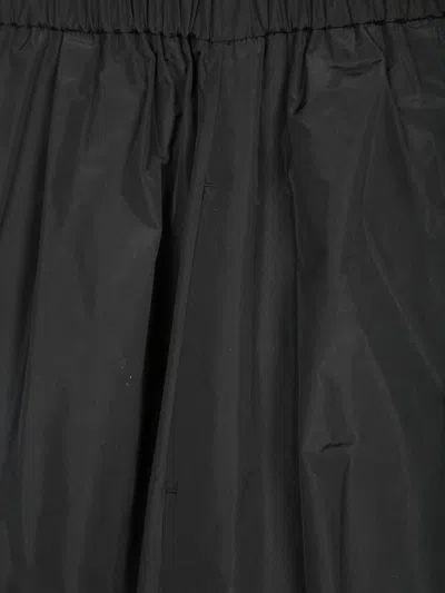 Herno Flared Midi Skirt With Elasticated Waistband In Gray