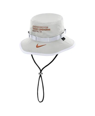 Nike Gray Texas Longhorns 2025 Sideline Apex Boonie Bucket Hat In Silver