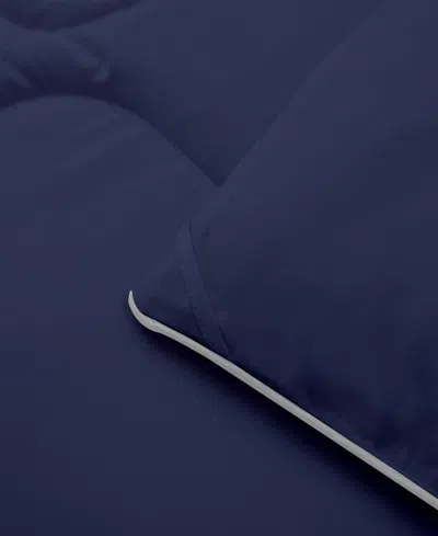 Unikome Soft Silky All Season Down Alternative Comforter, King In Blue