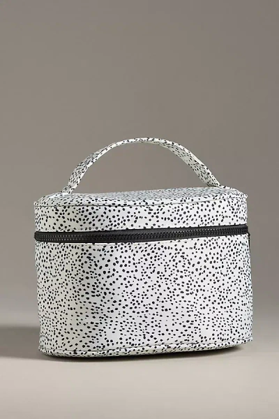 Anthropologie Printed Cosmetic Case In Black