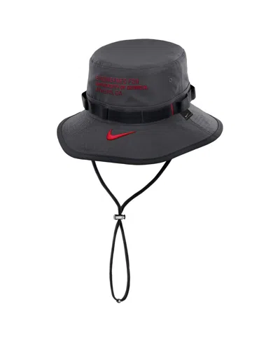 Nike Black Georgia Bulldogs 2025 Sideline Apex Boonie Bucket Hat In Black