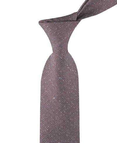 Tommy Hilfiger Men's Manteca Textured Solid Tie In Gray