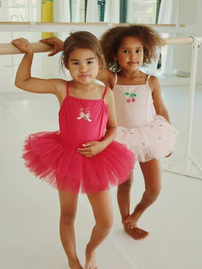 Konges Slojd Girls Marina Ballerina Dress In Pink