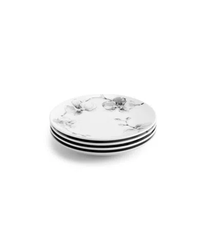 Michael Aram Black Orchid Tidbit Plate Set, 4 Piece In White