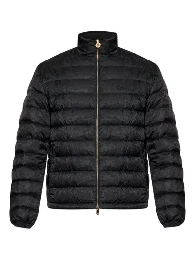 Versace Tailored Jacket With Elasticated Cuffs And Hem