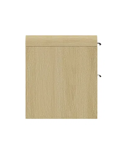 Manhattan Comfort 28" Medium Density Fiberboard Grace Modern 2-drawer Nightstand In Neutral