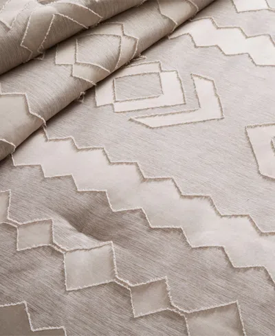 Unikome All Season Textured Jacquard Down Alternative Comforter, Twin In Neutral