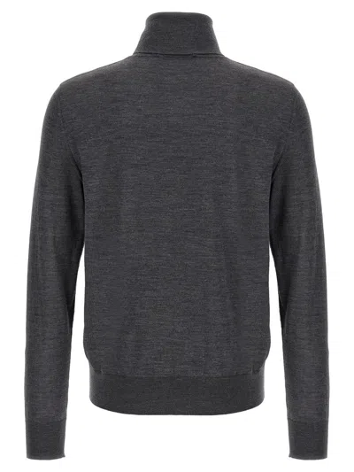 Dsquared2 D2 Turtleneck Sweater In Black