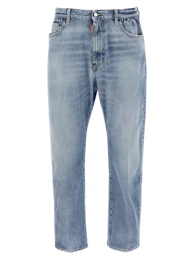 Dsquared2 Faded Wash Five-pocket Belt Loop Trousers